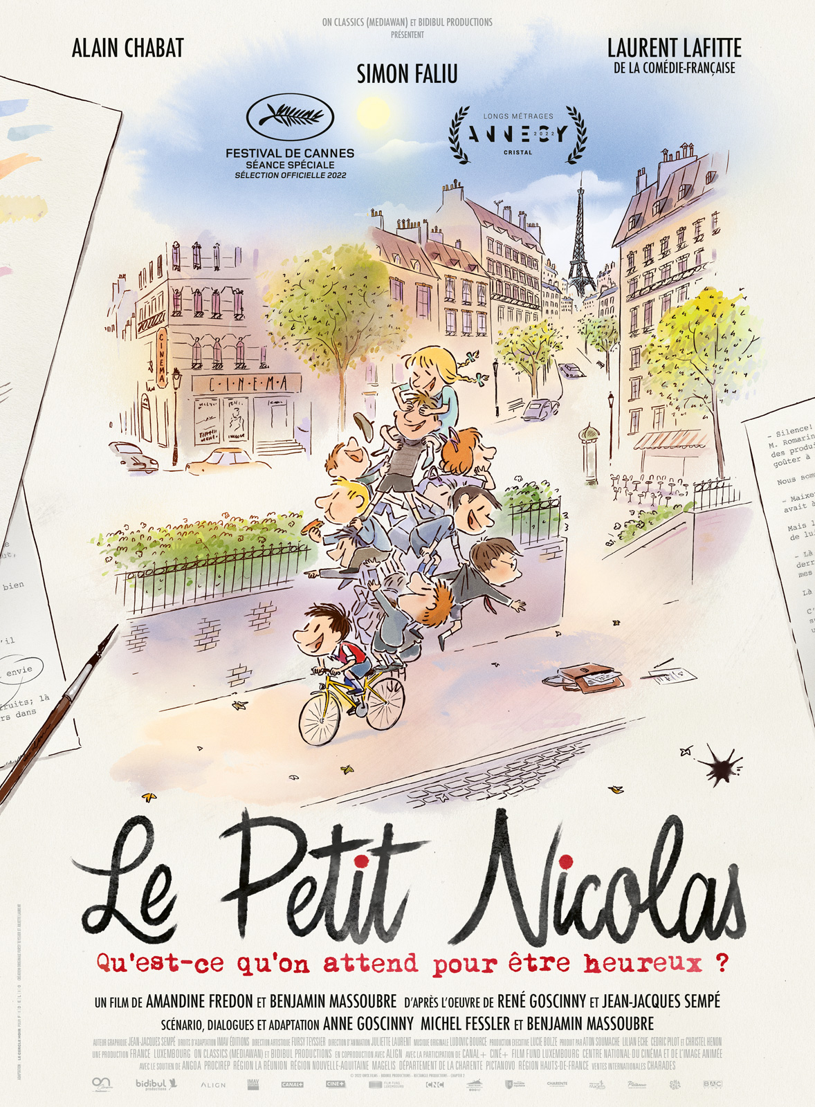 © Le Petit Nicolas : Qu'est-ce qu'on attend pour être heureux ? de Amandine Fredon et Benjamin Massoubre (2022). (ONYX FILMS)