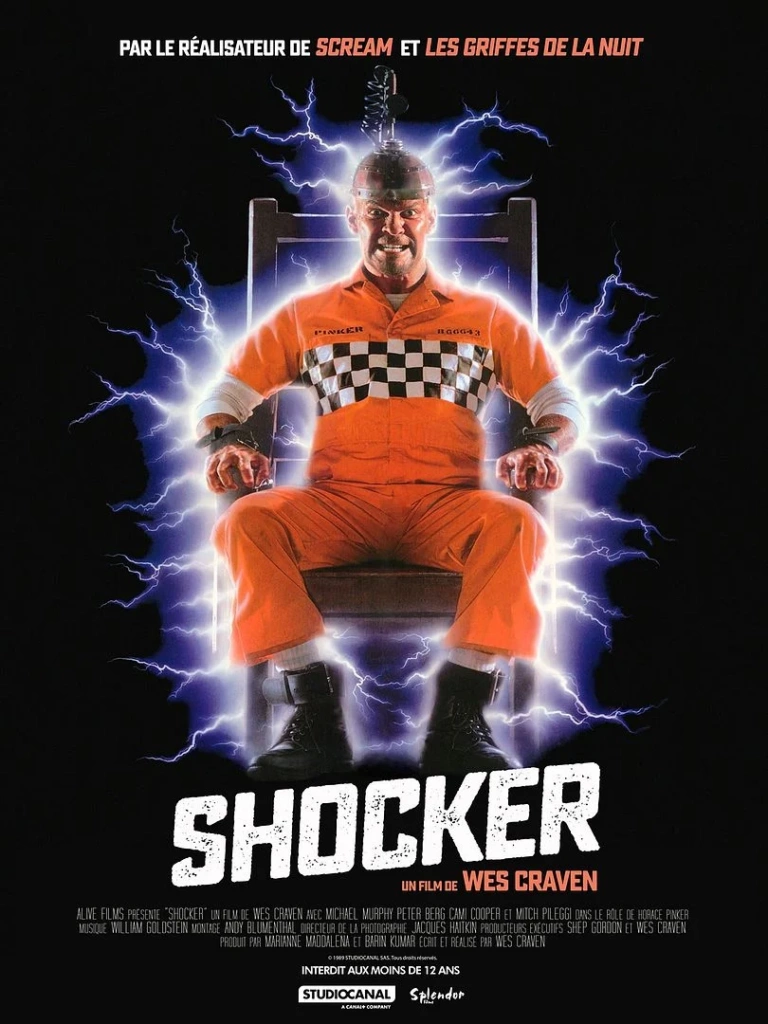 Affiche de Shocker (1989) de Wes Craven © Splendor Films