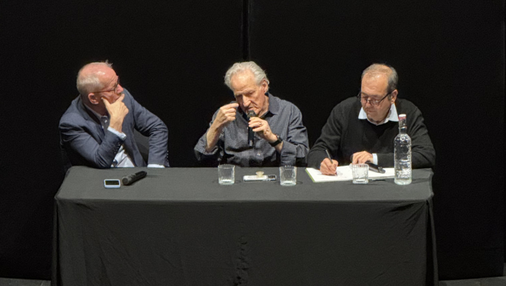 Festival Lumière 2025 Michael Mann pendant sa Masterclass au Théâtre des Célestins