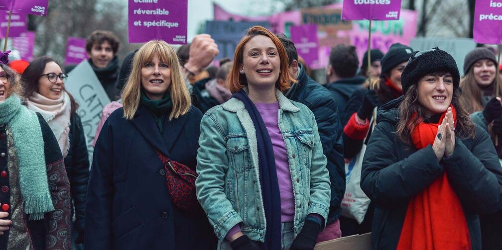 Manifestation pour le droit des femmes